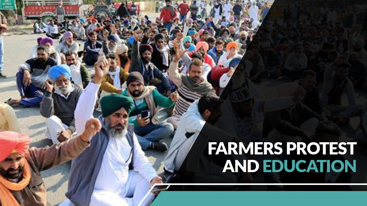 Farmers protest and education