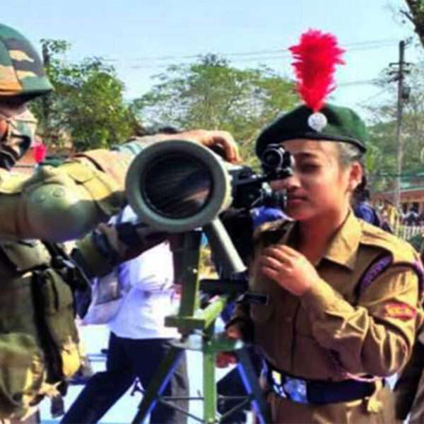 Girl Students Upbeat After Participating In Army’s ‘Weapon Display’ Event In Jammu And Kashmir’s Doda District